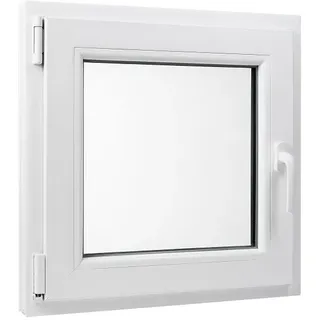bravo the smart solution Kunststofffenster Dreh/Kipp 50 cm x 50 cm weiß