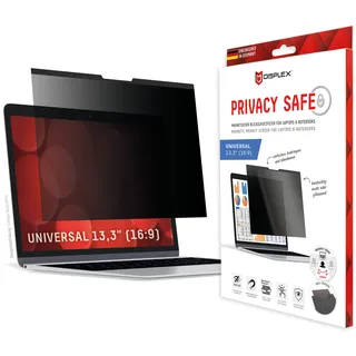 Displex PRIVACY SAFE Blickschutzfilter für Laptop/ Notebook 13,3'' (16:9)