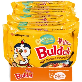 Samyang Buldak Ramen Hot Chicken Cheese 140 g, 10er Pack