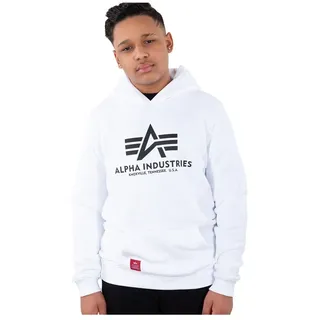 Alpha Industries Basic Kapuzenpullover White 14 Jahre