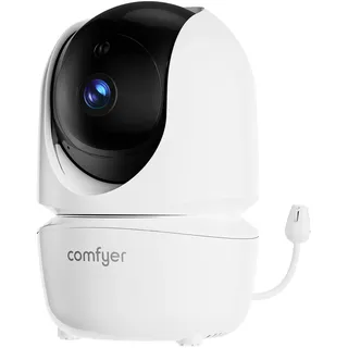 Comfyer babyphone mit Kamera Tragbares Vox-Funktion Temperatursensor Nachtsicht-Video-Babyfon 2,4 Ghz, Kamera Überwachung Innen Baby Monitor Gegensprechanlage Schlaflieder Lange Akkulaufzeit, 1080P