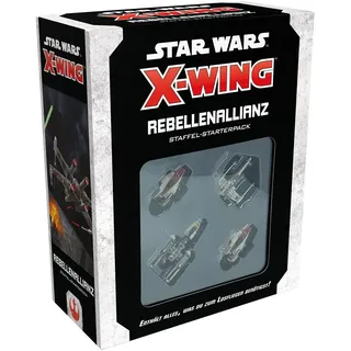 Atomic Mass Games, Star Wars: X-Wing 2. Edition – Rebellenallianz, Staffel-Starterpack, Tabletop, 2 Spieler, Ab 14+ Jahren, 30-45 Minuten, Deutsch