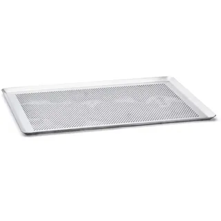 De Buyer de Buyer, Backblech aus Aluminium, 40x30 cm, Mikroperforierung Ø 3 mm, 7367.40, Silber