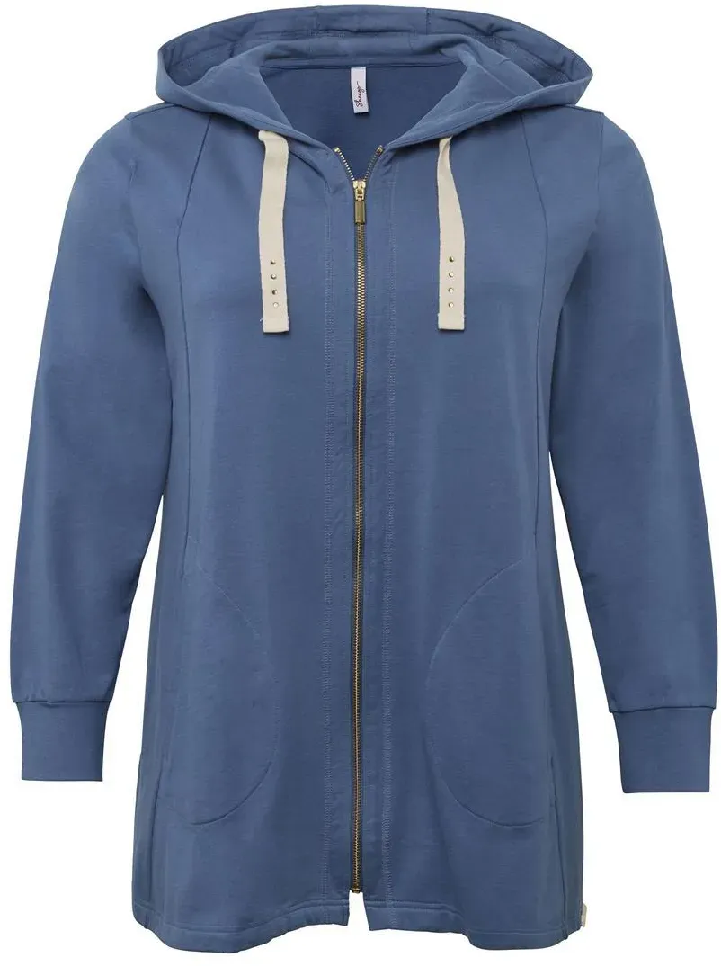 Sweatjacke - blau - 44/46