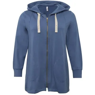 Sweatjacke - blau - 44/46