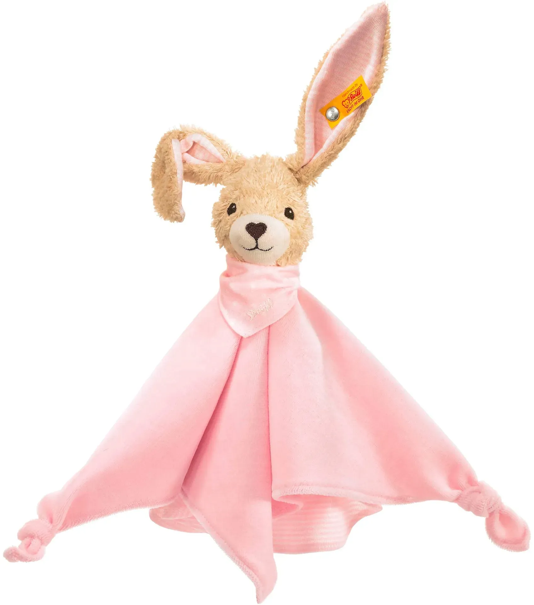 Steiff Schmusetuch Hoppel Hase, rosa