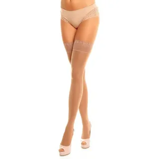 Glamory Halterlose Strümpfe Damen make-up Gr.52/54