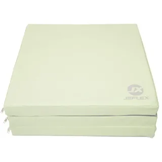 JEFlex Turnmatte 180 x 60 x 6 cm grün/grau Weichbodenmatte klappbar Jeflex grau|grün 180 CM