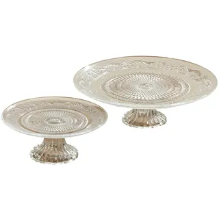 Boltze Etagere Relief D25cm Glas klar Stückpreis