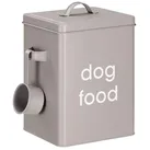 Tierfutterbehälter mit Deckel - Behälter für Hundefutter mit Schaufel Futtertonne zur Aufbewahrung von Tierfutter - Futterbox für Hund