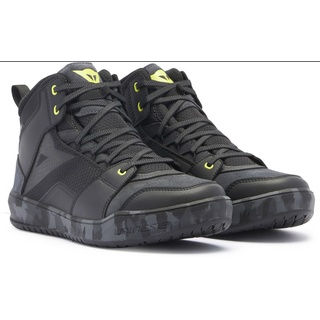 Dainese Suburb D-wp Schuhe wasserdicht - Schwarz/Dunkelgrau/Gelb / 40
