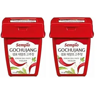 SEMPIO Chilipaste scharf, Gochujang - 1 x 250 g (Packung mit 2)