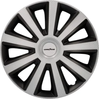 Goodyear Radzierblende Memphis Carbon 35 cm (14 Zoll) schwarz silber 4 Stück