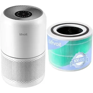 LEVOIT Luftreiniger H13 HEPA Luftfilter für Allergiker & Core 300 und Core 300S Toxin Ersatzfilter gegen 99,97% von Luftverschmutzung Rauch Abgas, H13 HEPA Filter
