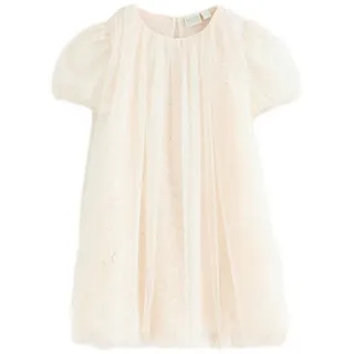 Baker by Ted Baker Ballonkleid Baker by Ted Baker Paillettenkleid mit Ballonsaum (1-tlg) beige 116 (6 J.)