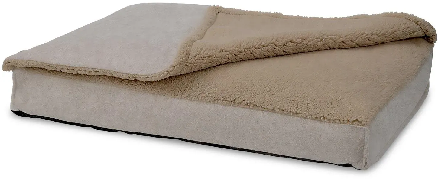 120 x 80 x 11 cm Gelflocken Hundematte Größe XL mit abnehmbarer Decke