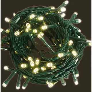 Lex LED-Lichterkette 240er spritzwassergeschützt 18 m Warmweiß