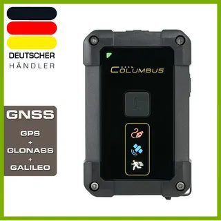 Columbus P-10 Pro, Dual-Frequenzband, GPS, GALILEO, GLONASS, 50 h Betrieb