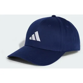 Adidas Unisex Baseball Cap Cotton New Logo, Dark Blue/White, One Size