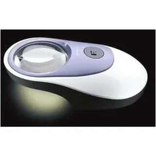 Eschenbach 158620 LED POWERLUX Handlupe mit LED-Beleuchtung Vergrößerungsfaktor: 5 x Linsengröße: (Ø) 58 mm