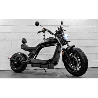 Elektroroller “HL 6.0”, 45 km/h, 3000 Watt, 100 km Reichweite, Straßenzulassung, 50 ccm, Lithium-Akku, Elektro Motorroller, Elektro Roller, E-Roller mit Sitz, (Schwarz, 45Ah)