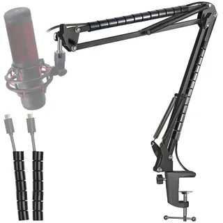 Mikrofonarm für HyperX QuadCast - Professioneller Auslegerarm kompatibel mit HyperX QuadCast S und QuadCast Mikrofon, verstellbares Scherenmikrofon QuadCast Auslegerarm von YOUSHARES