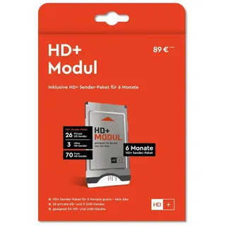 HD+ HD Plus HD+Modul m.6 Monatskarte 22023 6M + Sender