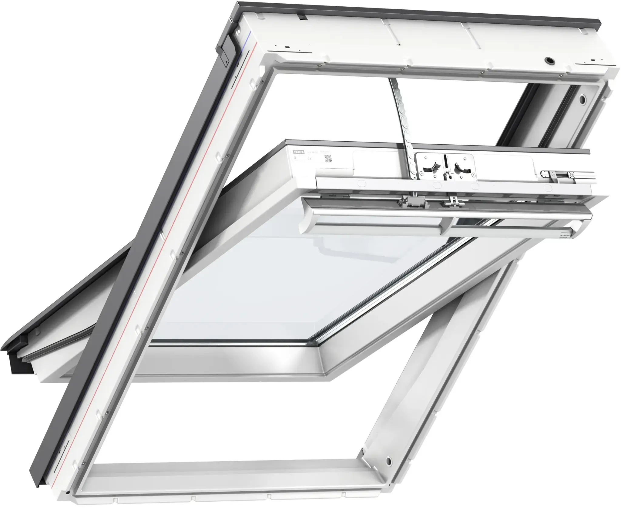 VELUX Elektro-Schwingfenster GGU PK08 007022 Kunststoff THERMO Alu | 230V (Smart Home & Bus-System fähig)