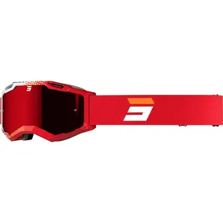 Shot Iris 2.0 Fusion Offroad-brille - Red Glossy - Iriduim Red/CAT2