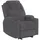 M MCombo Relaxsessel M MCombo Chenille 92 x 109 x 97 Grau mit Liegefunktion und Vibration