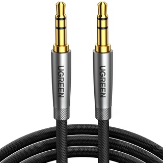 UGREEN 3,5mm Klinke auf Klinke Aux Kabel Stereo Audio Klinkenkabel für Autoradio, Kopfhörer, Galaxy A/M Serien, Redme Note Serie, PC, Tablets, Lautsprecher, MP3/ MP4 Player usw. (1m)