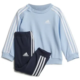 Adidas Essentials 3-Streifen Kids Jogginganzug Clear Sky / White 86    