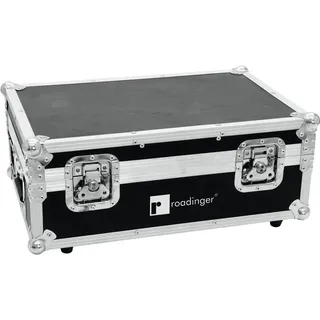Roadinger Flightcase 4x AKKU TL-3 Trusslight QuickDMX mit Ladefunktion