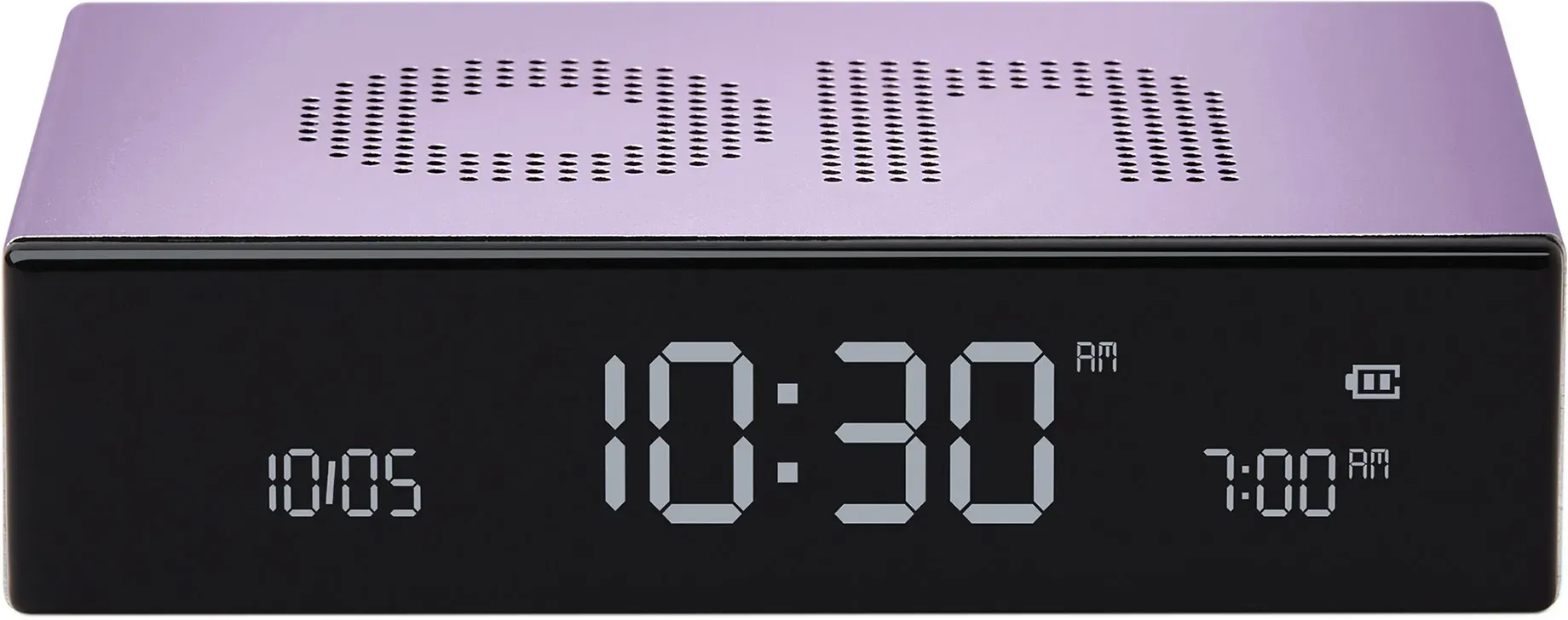 Lexon LR152LL Digitalwecker Flip Premium Lila