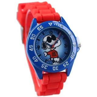 Peanuts - farbenfrohe Snoopy Armbanduhr Joe Cool neu - 3 cm Durchmesser