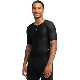 Siroko Kurzarm Radsport-Baselayer Ultrablack Schwarz S