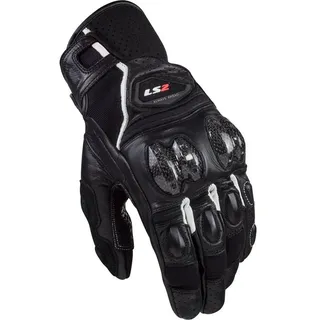 LS2 Spark II Sporthandschuhe schwarz - Black / White - S