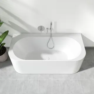 Evineo ineo4 straight Vorwand-Badewanne L: 170 B: 80 cm, BE4003WH,