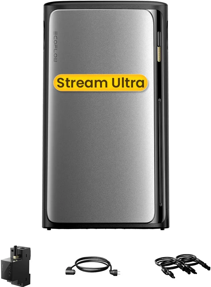 EcoFlow Stream Ultra, All-in-One Speicher für Balkonkraftwerke, by Powerness - Stream Ultra | 1920Wh / 1 x Smart Meter / Standardversand