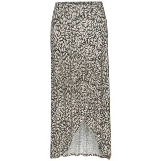 Buffalo Jerseyrock Damen schwarz-taupe bedruckt Gr.38