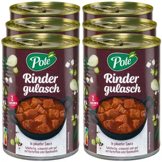Pote Rindergulasch 400 g, 6er Pack
