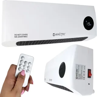 Maltec Luftschleier PT3800Wt Display mit Fernbedienung | Heizlüfter | ideal für den Haushalt | Schnellheizer | Frostschutzfunktion