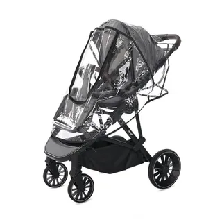 Lorelli Kinderwagen Regenschutz für Kinderwagen oder Buggy universal Regenhaube transparent