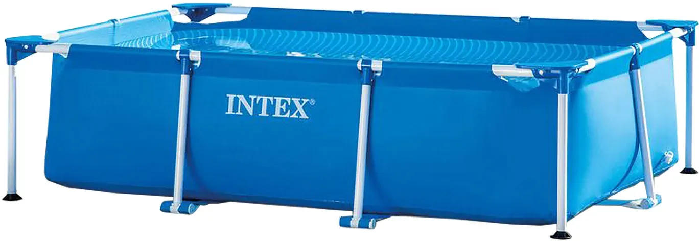 Intex Rectangular Frame Pool, Blau, 300 x 200 x 75 cm