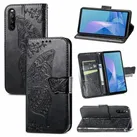 Hülle kompatibel mit Sony Xperia 10 III Kunstleder Handyhülle - Handy Case Schwarz
