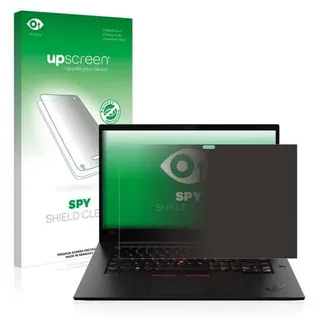 upscreen Spy Shield Clear Premium Blickschutzfolie für Lenovo ThinkPad X1 Extreme 15 (3.