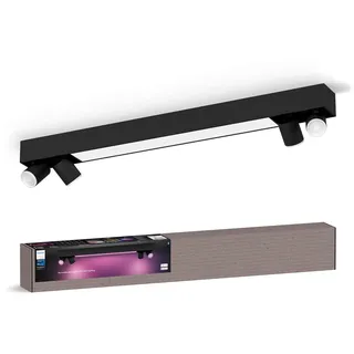 Philips Hue White & Color Ambiance Centris Deckenleuchte schwarz