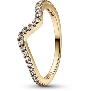 Pandora Funkelnde Welle Goldfarben, 54/17,2