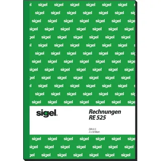 Sigel Rechnung Formularbuch A5 weiß