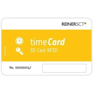 ReinerSCT, Zeiterfassungssystem, timeCard Premium Chipkarte 50 DES